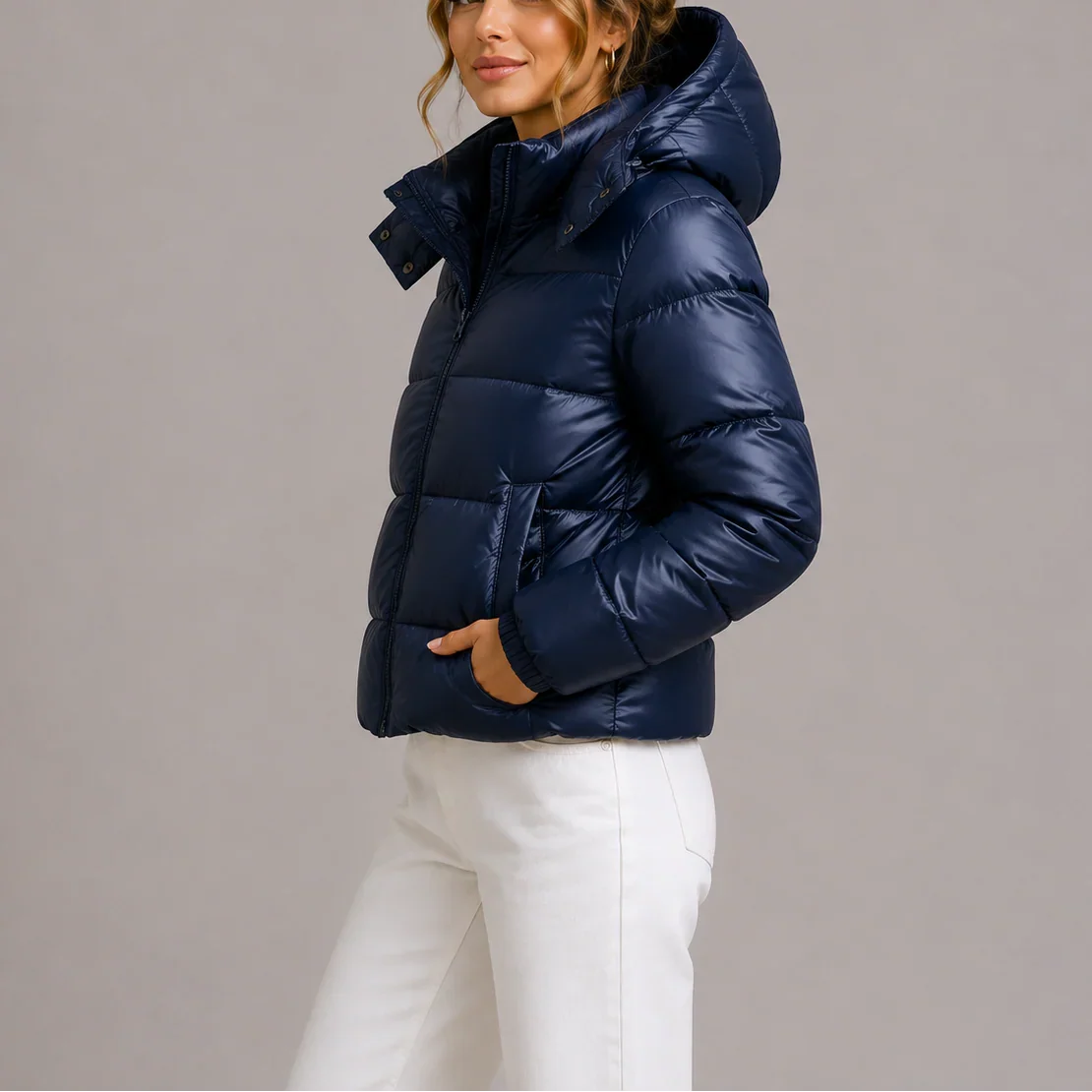 Marlena - Women's Hooded Quilted Puffer Jacket