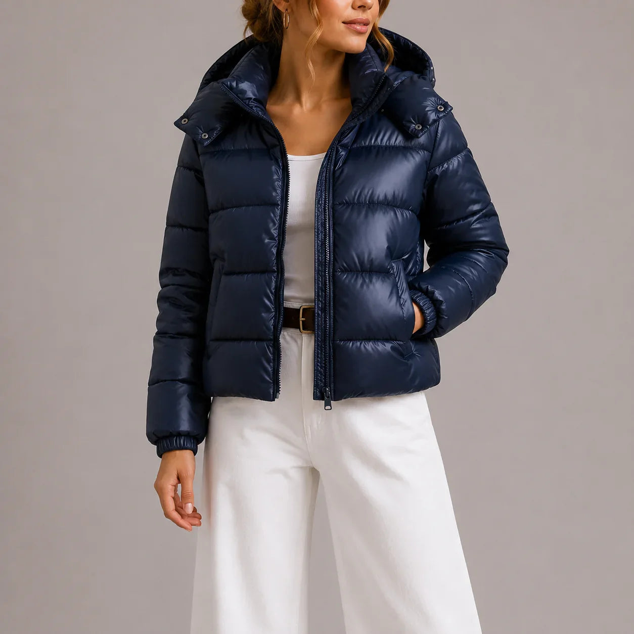 Marlena - Women's Hooded Quilted Puffer Jacket