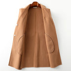 Marlene - Women’s Single-Button Coat with Self-Tie Belt 5