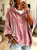 Marlowe – Women's Relaxed Hooded Poncho Sweatshirt 2