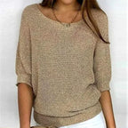 Matilda - Women's Scoop Neck Relaxed Sweater