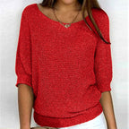 Matilda - Women's Scoop Neck Relaxed Sweater