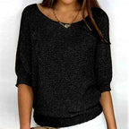 Matilda - Women's Scoop Neck Relaxed Sweater