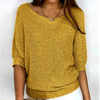 Matilda - Women's Scoop Neck Relaxed Sweater