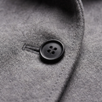 Nalani - Women's Button-Front Wool Coat with Notch Collar