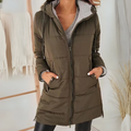 Noelle - Women's Quilted Puffer Jacket with Drawstring Hood
