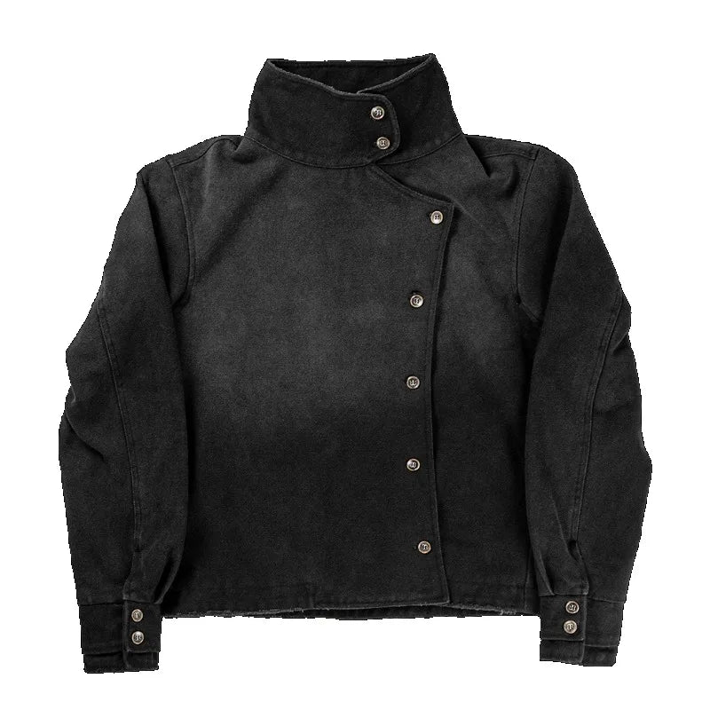 Nyomi - Women’s Asymmetric Button Front Jacket 1