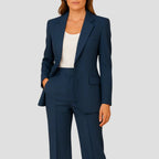 Odette - Women's Single-Button Tailored Blazer & Pant Set