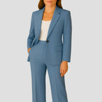 Odette - Women's Single-Button Tailored Blazer & Pant Set