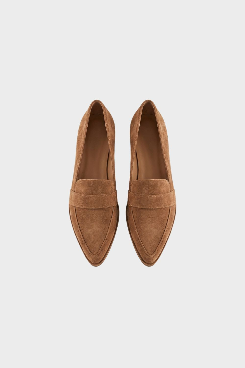 Rhian - Women's Pointed-Toe Suede Loafers