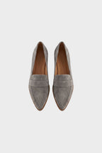 Rhian - Women's Pointed-Toe Suede Loafers