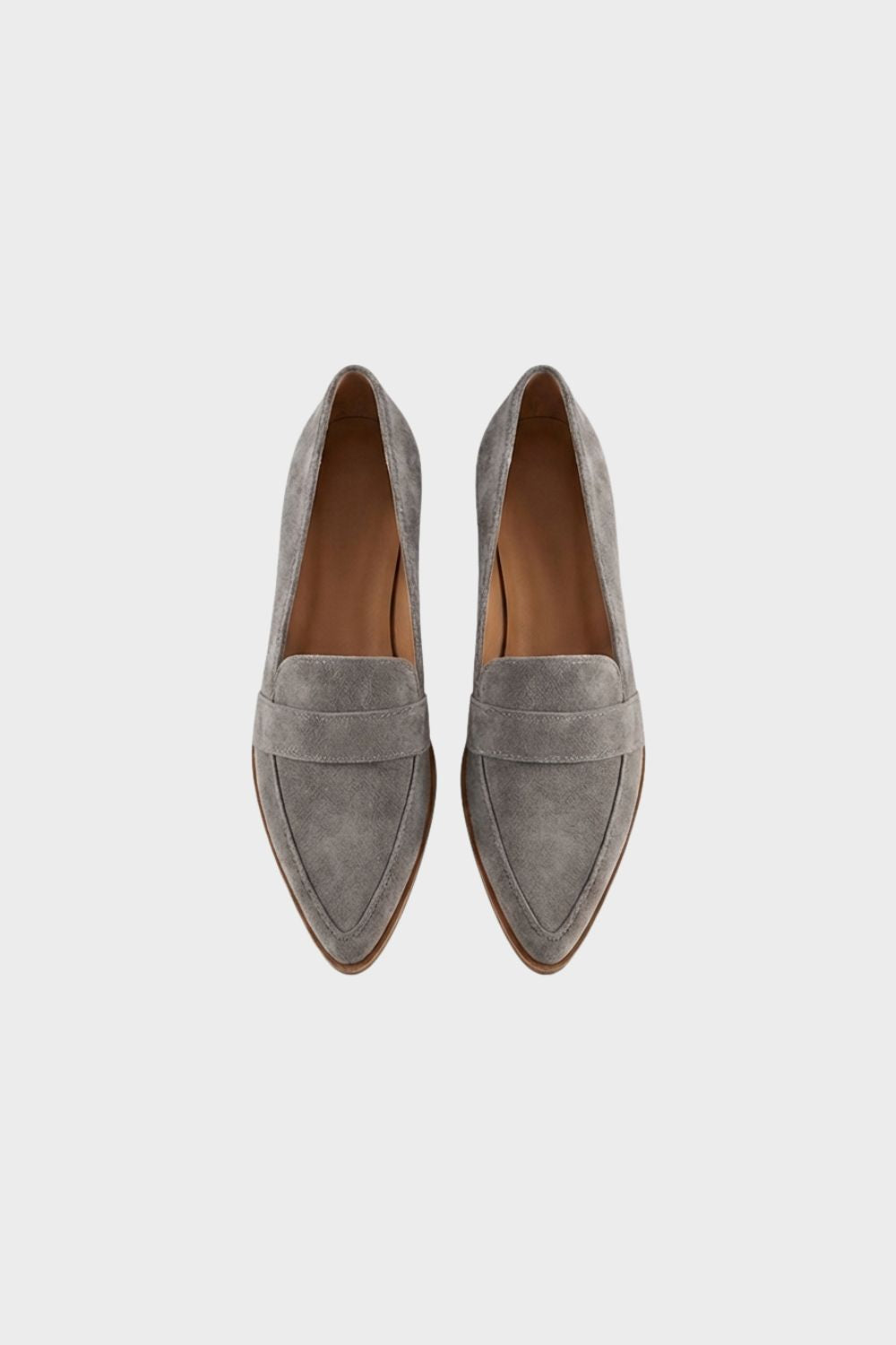 Rhian - Women's Pointed-Toe Suede Loafers