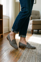 Rhian - Women's Pointed-Toe Suede Loafers