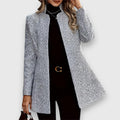 Rosanna - Women's Herringbone Longline Blazer