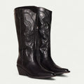 Rose - Women's Embroidered Western Knee-High Boots
