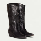 Rose - Women's Embroidered Western Knee-High Boots