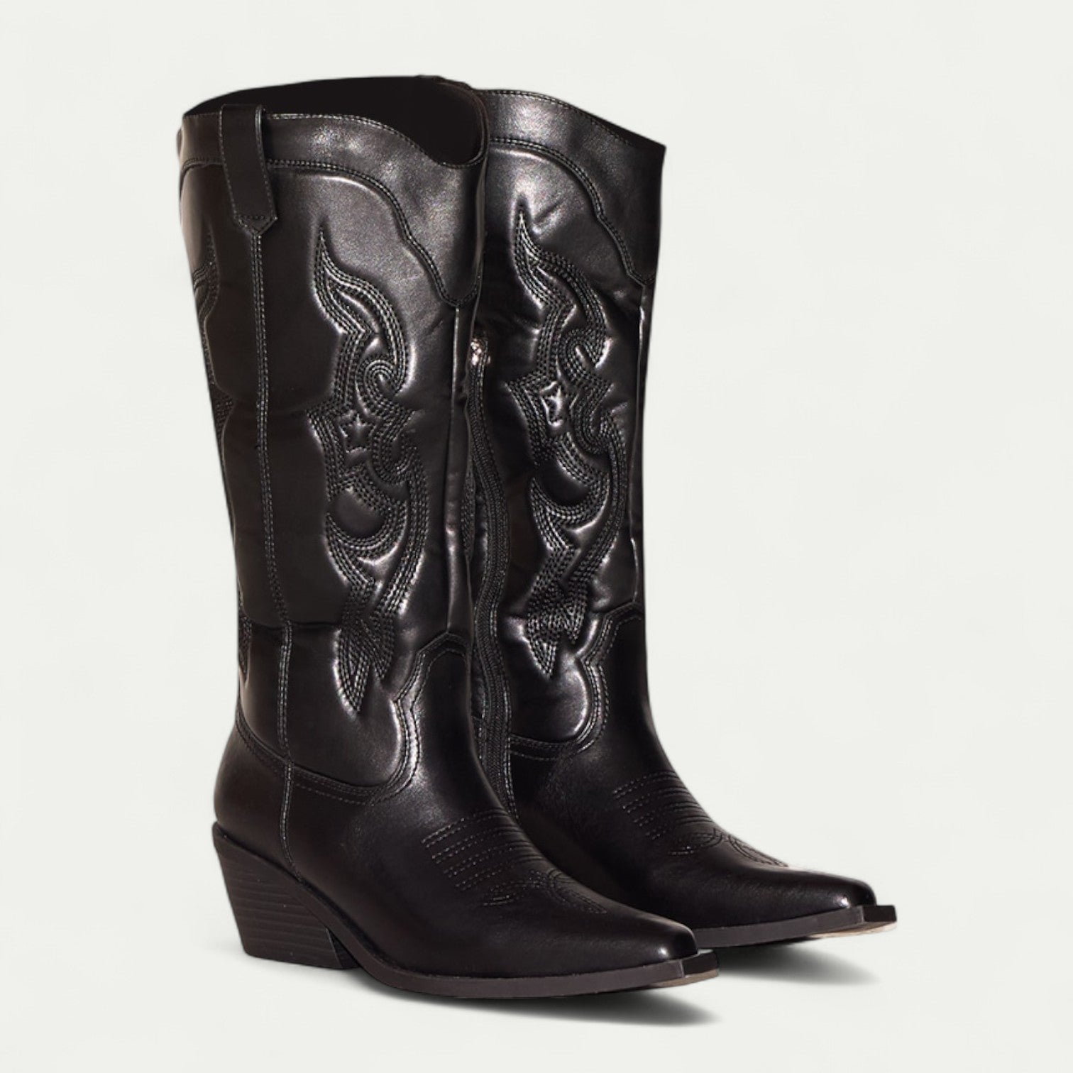Rose - Women's Embroidered Western Knee-High Boots