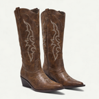 Rose - Women's Embroidered Western Knee-High Boots