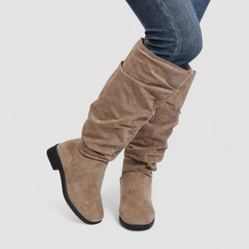 Rosemary - Women's Slouchy Suede Boots 
