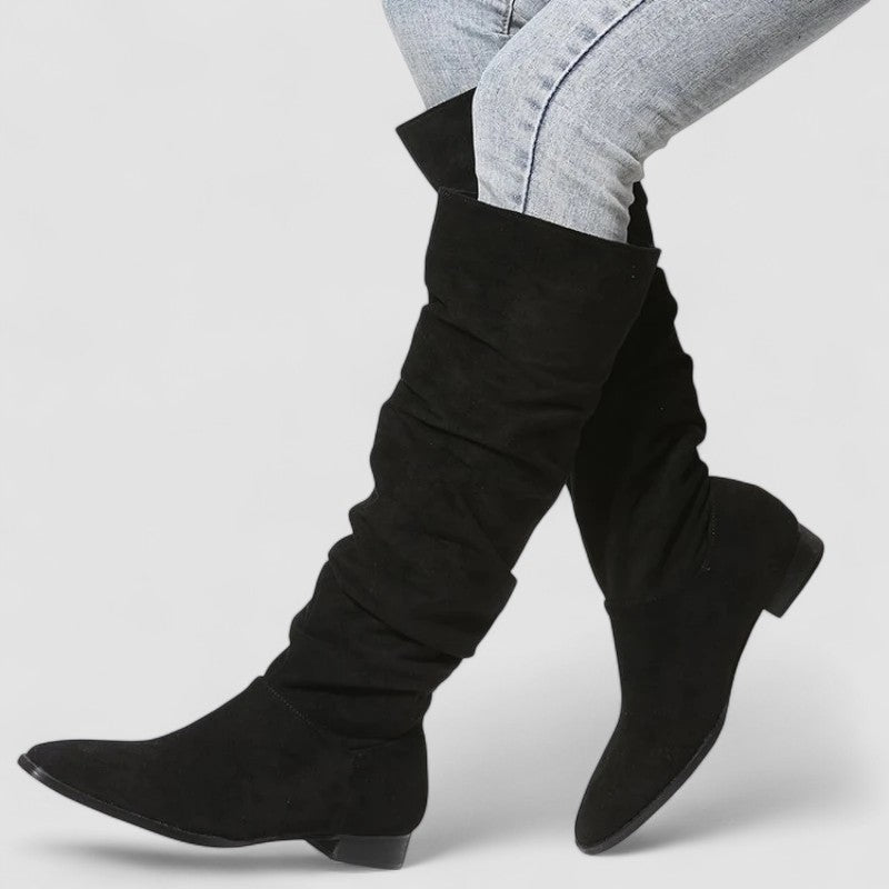 Rosemary - Women's Slouchy Suede Boots 