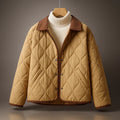 Sheena - Women's Diamond Quilted Button-Front Jacket