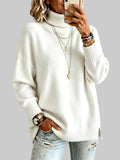 Shelby - Women’s Loose Knit High Neck Sweater  2
