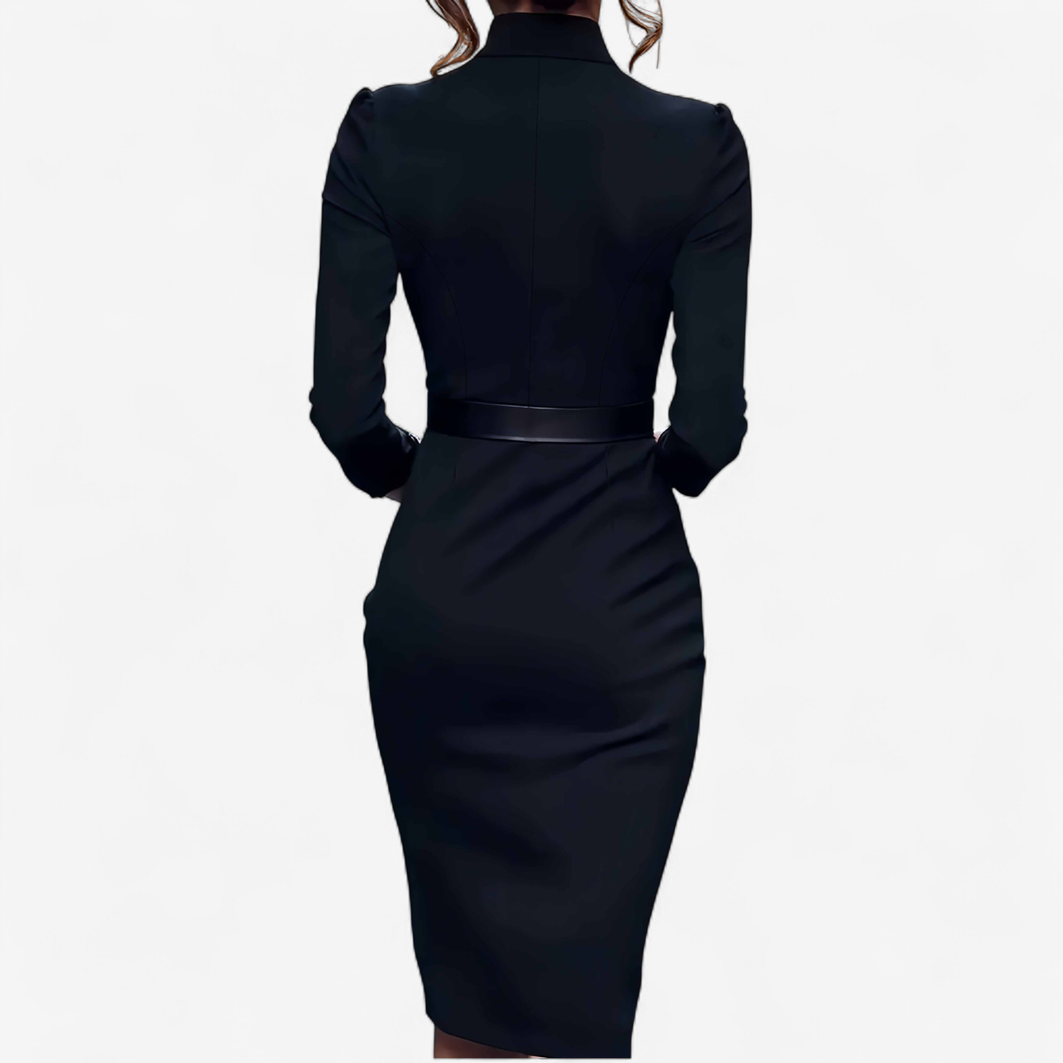 Skye - Women's Belted V-Neck Wrap Dress