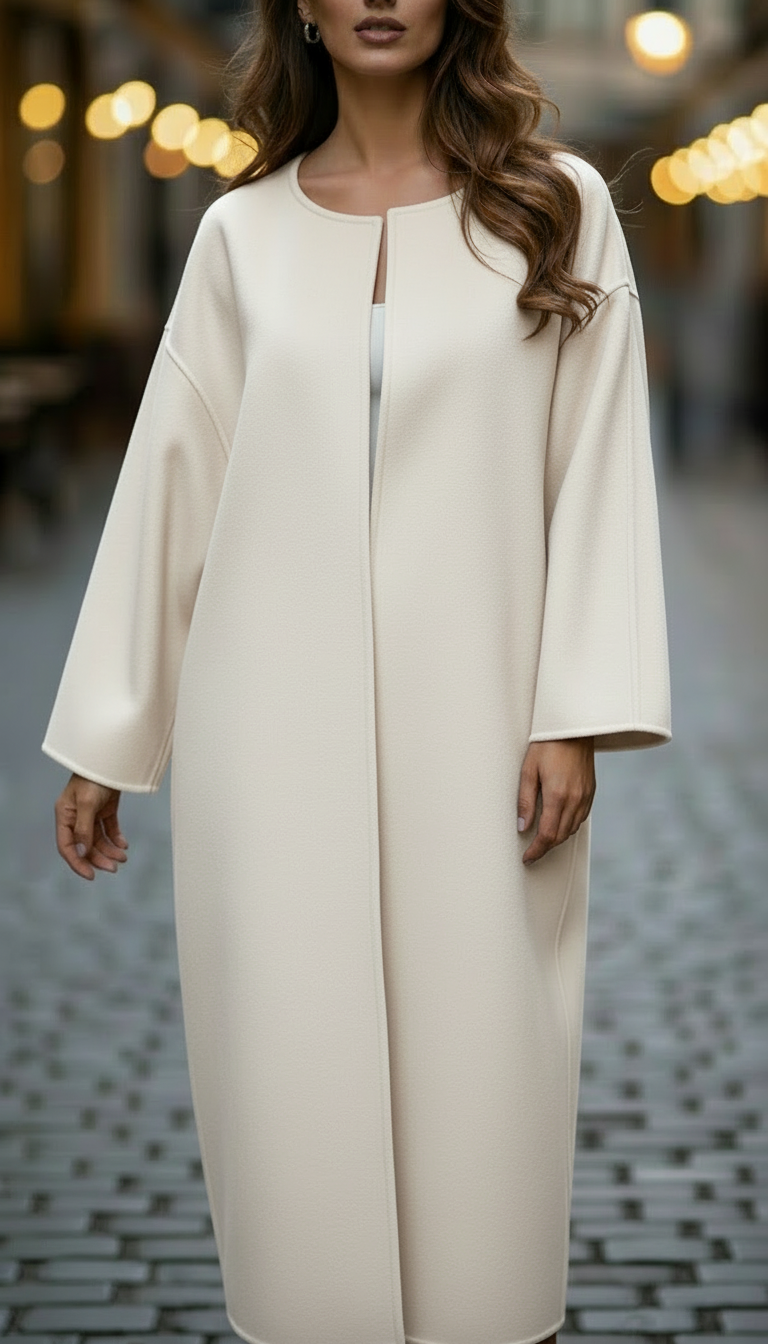 Soren - Women's Button-Front Longline Coat