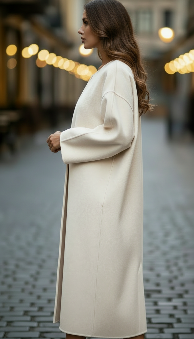 Soren - Women's Button-Front Longline Coat