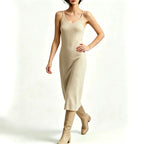 Thalia - Women's Scoop Neck Dress with Open Cardigan 7