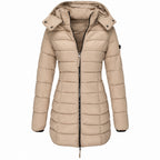 Valeria - Women's Hooded Quilted Puffer Coat