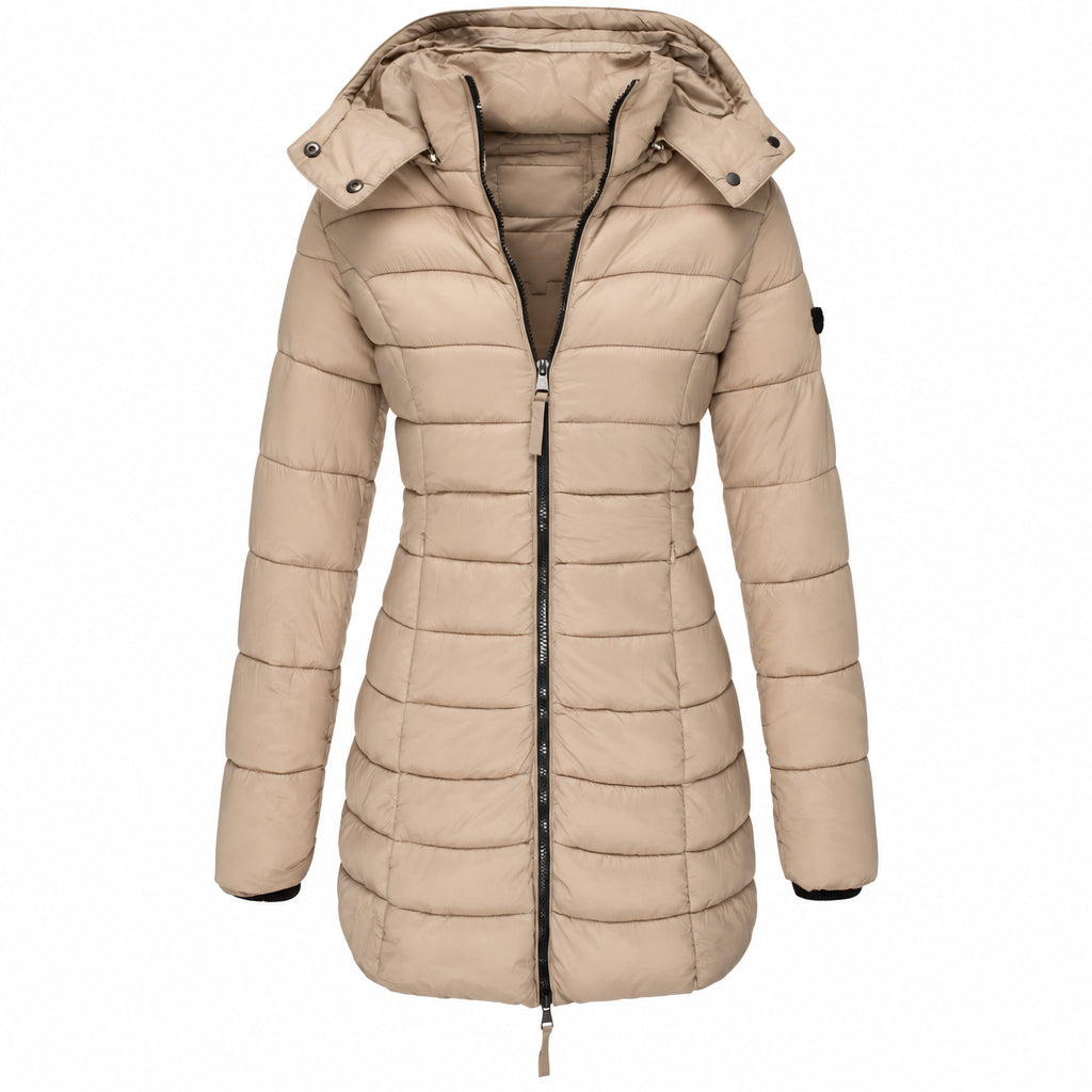 Valeria - Women's Hooded Quilted Puffer Coat