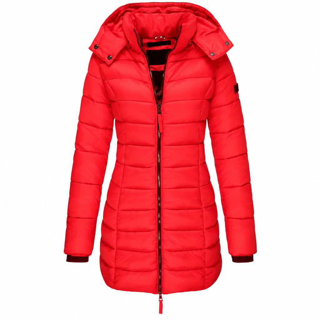 Valeria - Women's Hooded Quilted Puffer Coat