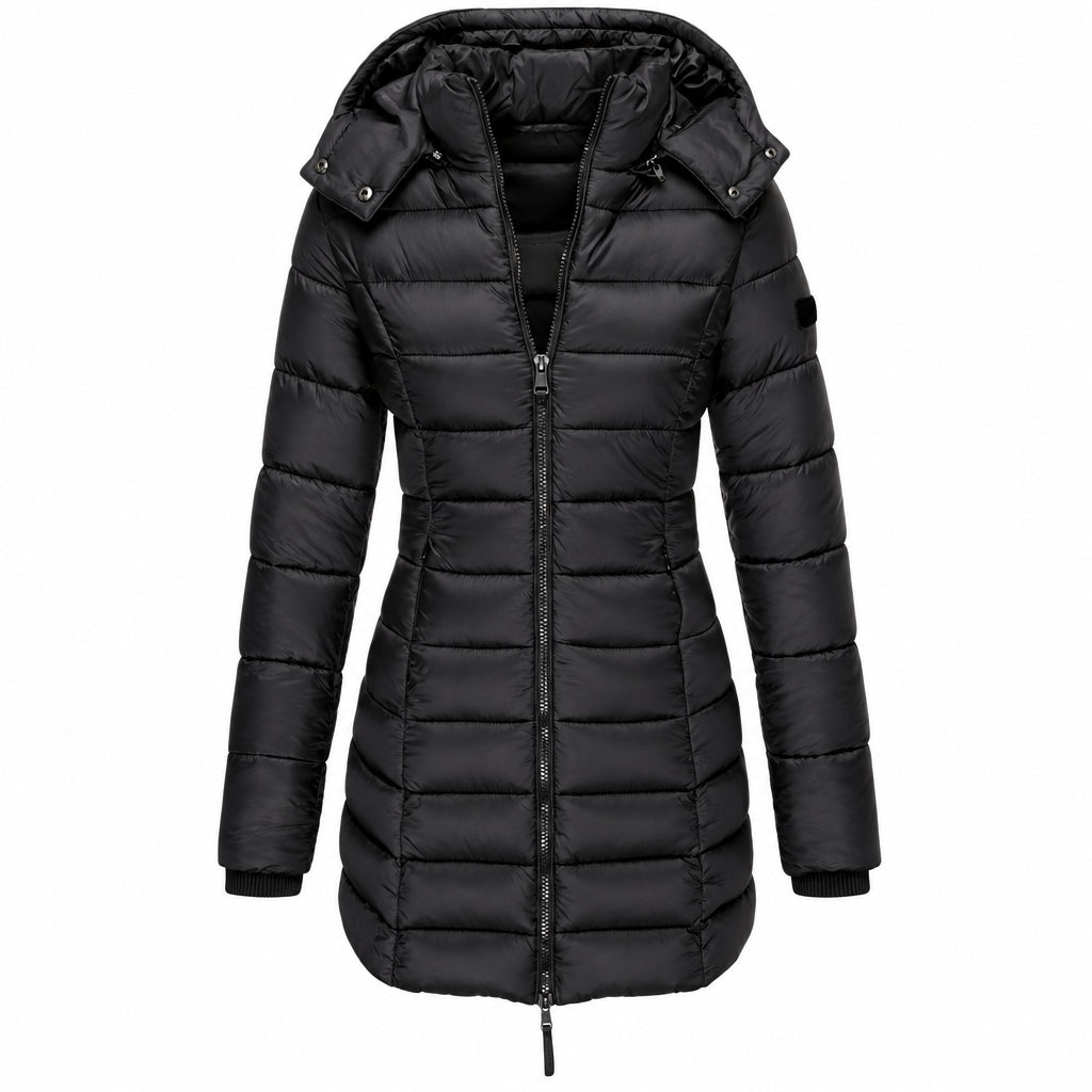 Valeria - Women's Hooded Quilted Puffer Coat