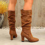 Vionne - Women's Over-The-Knee Boots with Block Heel