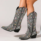 Vivienne - Women's Embellished Western Cowboy Boots