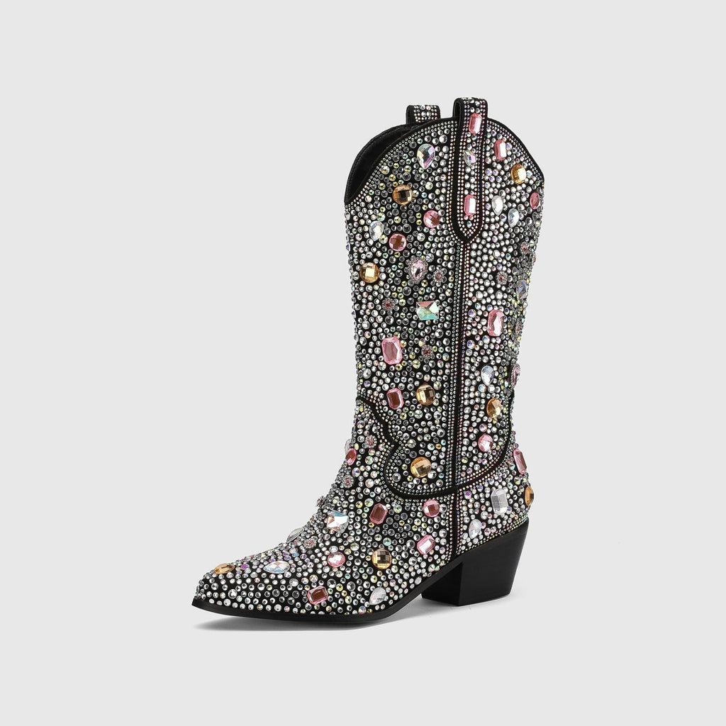 Vivienne - Women's Embellished Western Cowboy Boots