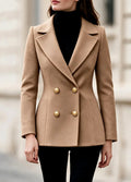 Zoey - Women's Tailored Double-Breasted Wool Blazer 2